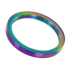 Triune Cockring Rainbow Métal 8mm